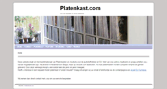 Desktop Screenshot of platenkast.com